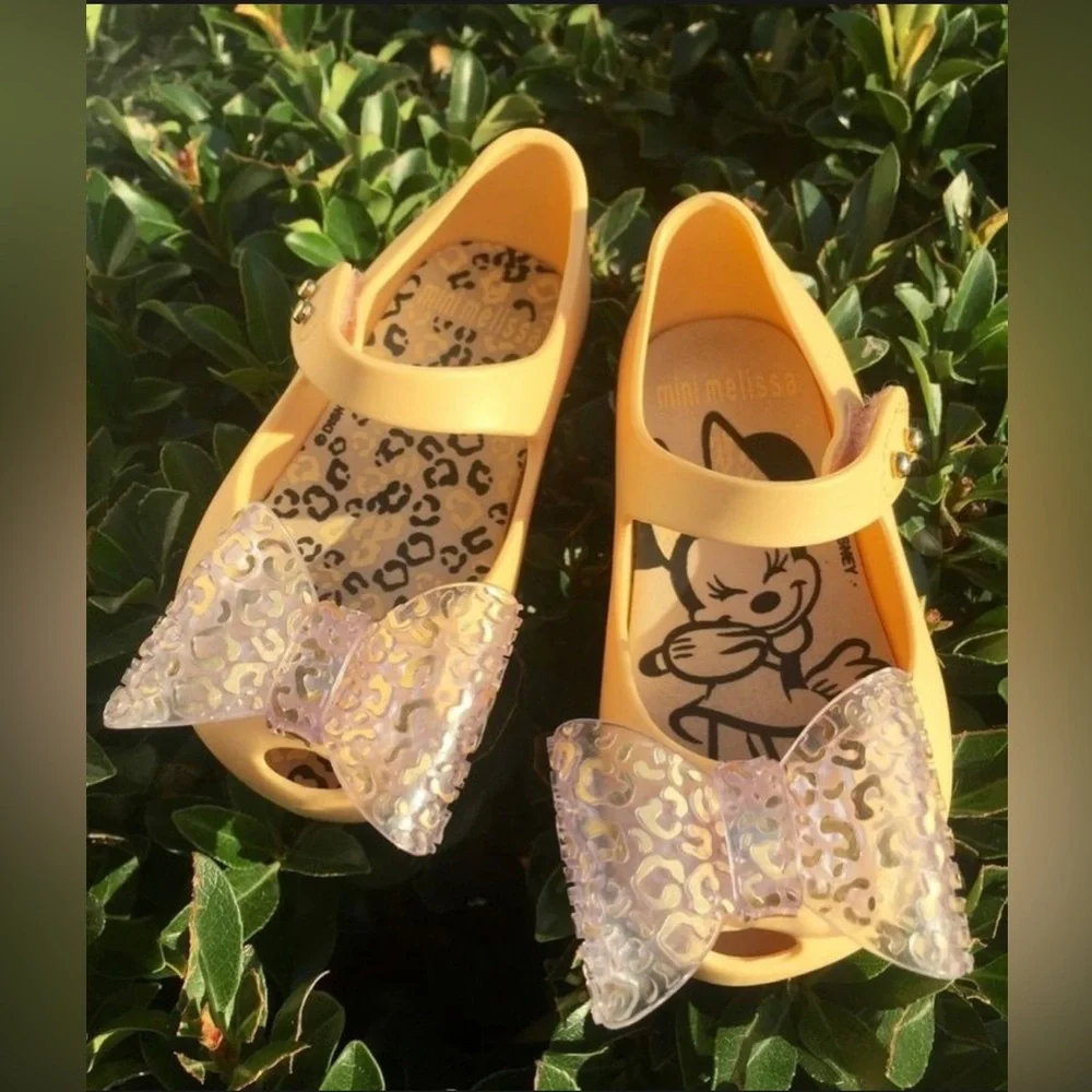 NWT MINI MELISSA Disney | Ultragirl Minnie Mouse Baby Maryjane Flats
